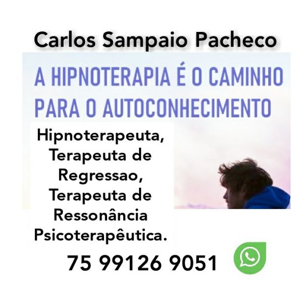 TERAPEUTA DE REGRESSÃO FEIRA DE SANTANA BA 75 991269051 whatsapp