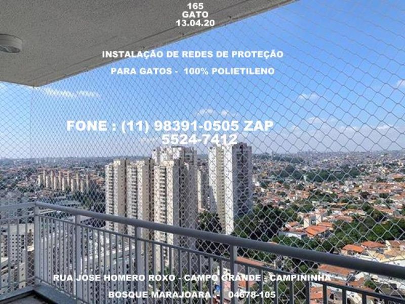 Canpininha , Redes de Proteção no Campo Grande, (11) 5524-7412