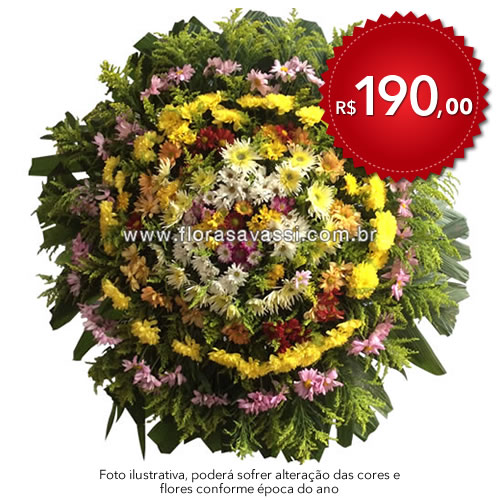 190,00 coroas de flores Cemitério da Paz Belo Horizonte, BH, Cemitério em BH (31) 3024-1113