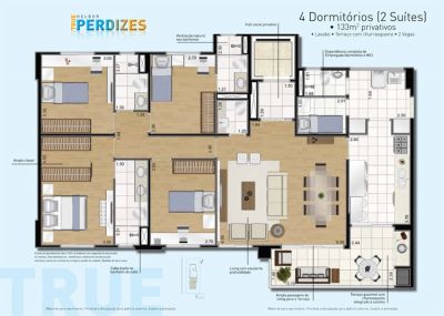 Vendo Apto na Rua Iperoig / True Perdizes / 133m²