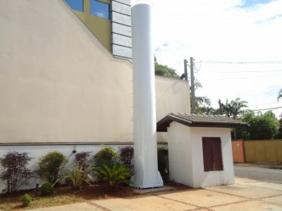 caixa d água metalica