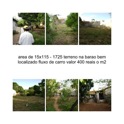 area de 15x115 na barao de melgaço 