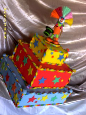 Bolos cenográficos em eva