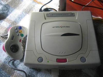 Sega saturno branco