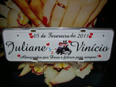 Placa de Carro Personalizada