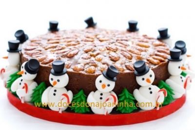 Brownies Bolos e Doces Decorados para o Natal