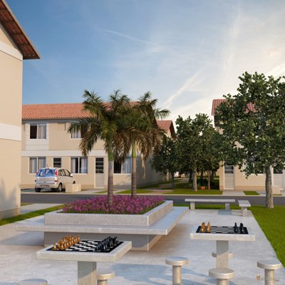 casas e apartamentos