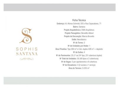 LANÇAMENTO SANTANA  SOPHIS 