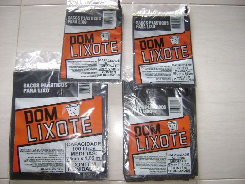 Sacos de lixo p/supermercados e afins e tbm a granel