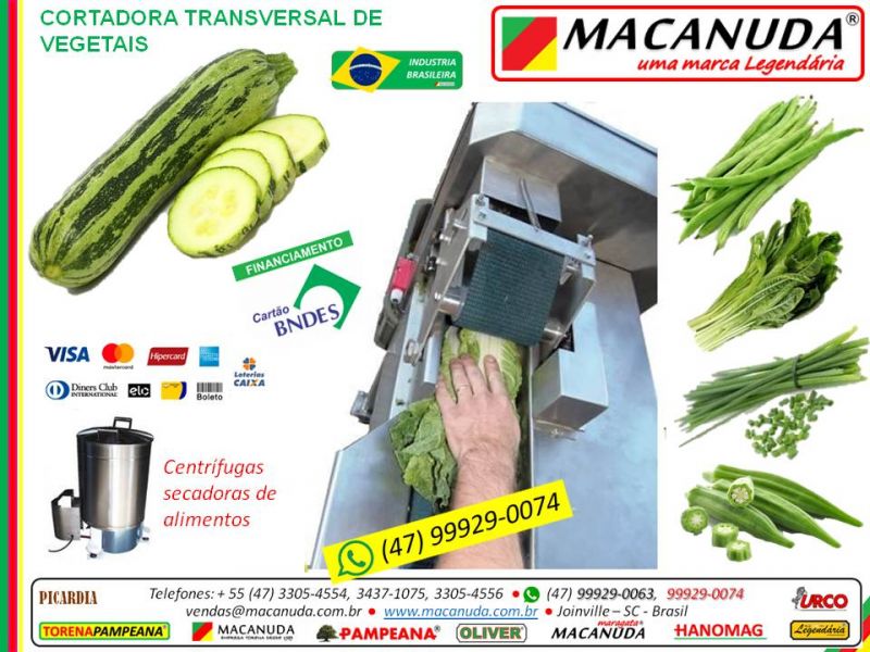 Pra Vagem Verde Cortada Máquina Profissional Marca MACANUDA