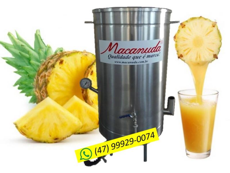 Marca Macanuda, Extratora de suco de uva por arraste de vapor