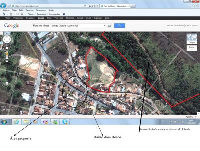 Area em Para de Minas 13000 mts para construir mais 11000 de app. 