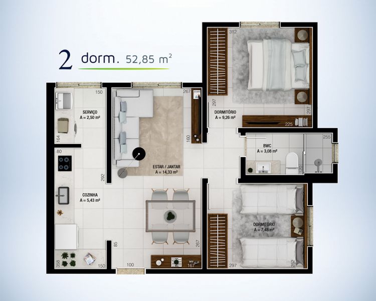 Premier residencial bairro Cristo Rei Içara apartamento a venda