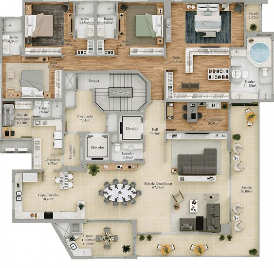 Castello in Piazza Centro Criciúma