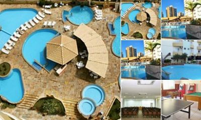 Semana Santa Caldas Novas: Apartamentos para temporada com piscinas no Royal Park Residence