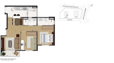 apartamento no bairro do limão - 02 dorms. com suíte