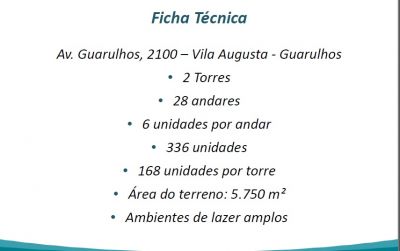 apartamento em guarulhos Sp 172,178 área total 2 vagas + depósito