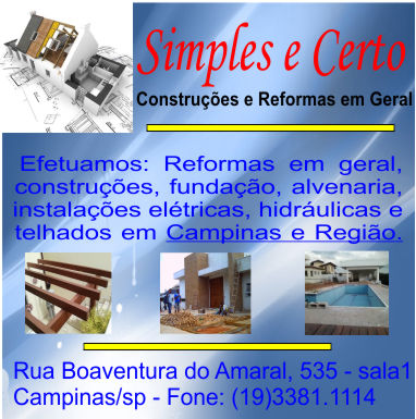 REFORMA E CONSTRUÇÃO