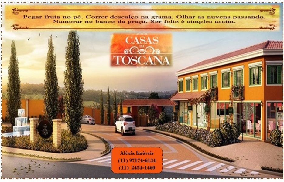 Casas da Toscana Sobrados isolados lançamento em Jundiaí