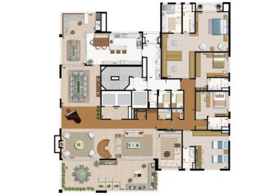 Vendo Cobertura no Panamby com 897m² / Nova