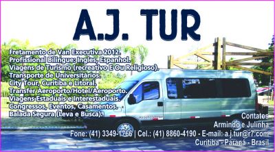 FRETAMENTO/ALUGUEL VAN EXECUTIVA-2012-CURITIBA