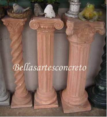 Colunas decorativa de concreto