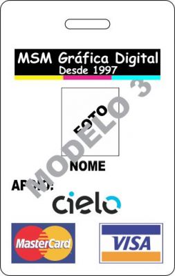 Crachá PVC ou Polaseal