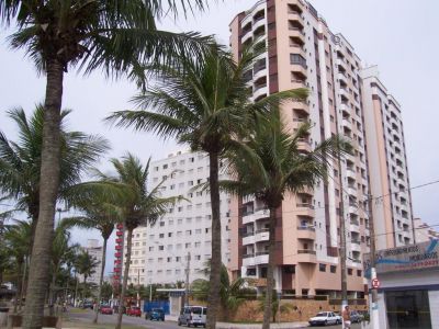TEMPORADA-Apartamento frente ao mar com piscina - PRAIA GRANDE