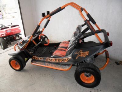 Mini Buggy Fox desert Preto Fosco e Laranja