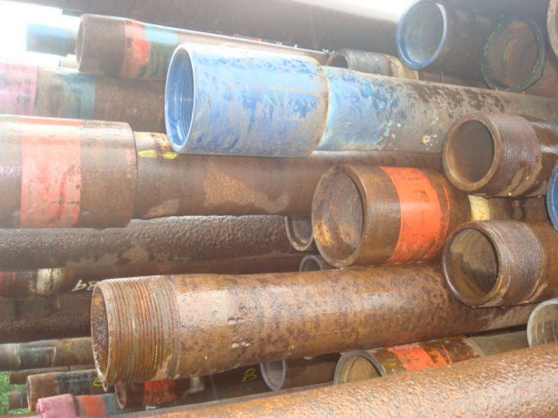 256 ton de tubos de aço de 3 1-2 x 0,25 pol