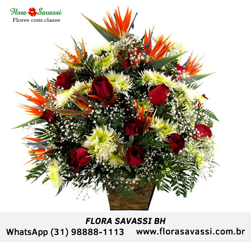 Floricultura flores cesta de café Região da Pampulha em Belo Horizonte 