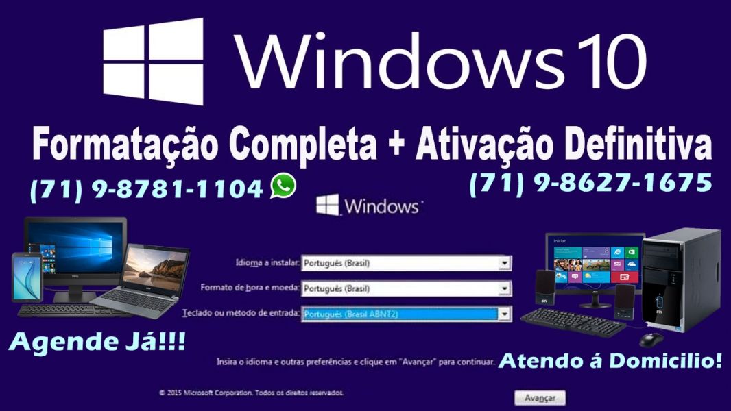 Manutenção de Computadores salvador Bahia a Domicilio (71)3461.6890