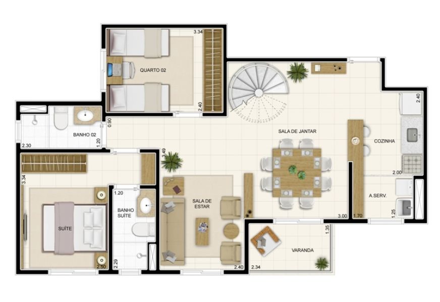 Cobertura em Nova Parnamirim