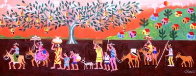 AECIO ARTISTA NAIF COM OBRAS A VENDA COM AJUR SP 