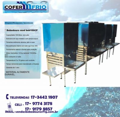bebedouro industrial inox 50 litros 