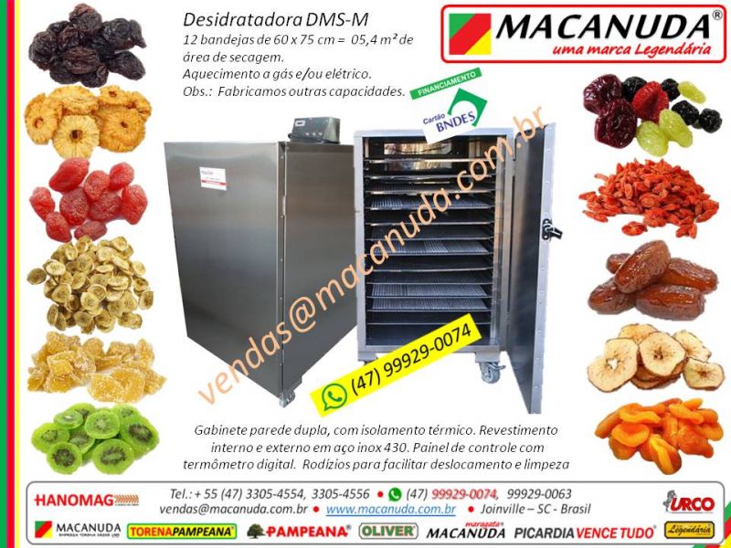 DESIDRATADORA Profissional de Frutas & Hortaliças MACANUDA