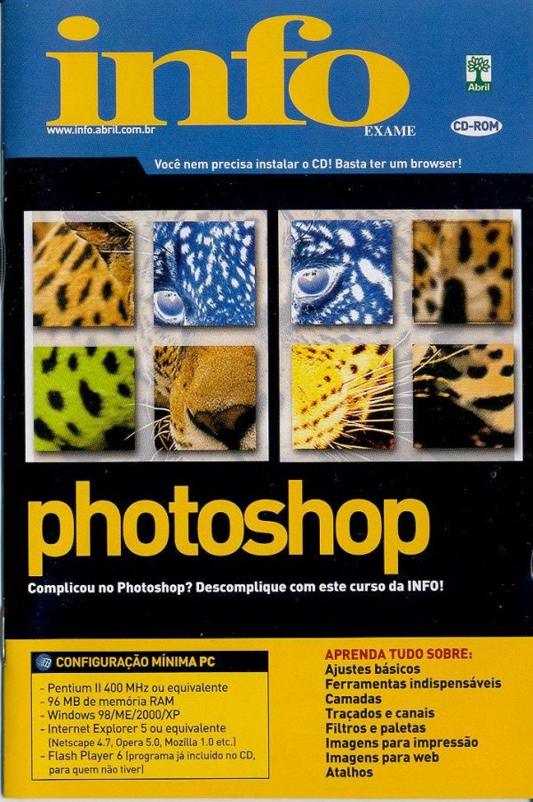 Vendo Videocurso de Photoshop em CD-Rom Original Infoexame