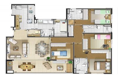 Apartamento L ' Acqua Residencial - Aptos 2 á 4 dorms 1 á 3 suítes - São Bernardo do Campo !!!