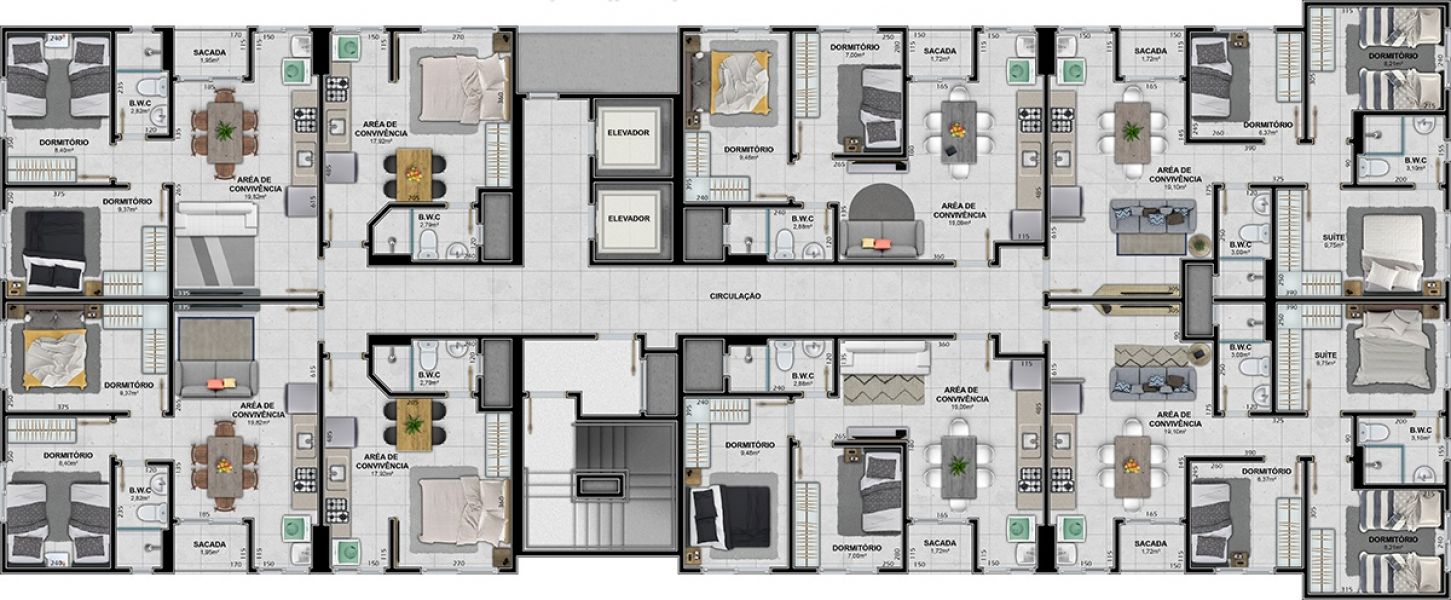 Torres de Santelmo bairro Argentina Criciúma