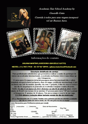 Curso para Cabeleireiros e Maquiadores