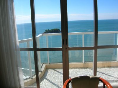 BALNEÁRIO CAMBORIÚ, APTO DE FRENTE PARA O MAR, VISTA PANORÂMICA DE CINEMA