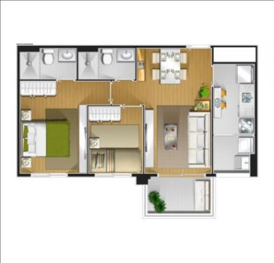 Vendo Apto no VERSATI BARRA FUNDA / 2 dorms / 1 suite