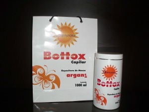 Botox Capilar Glamurosa com Argan 100% mais liso
