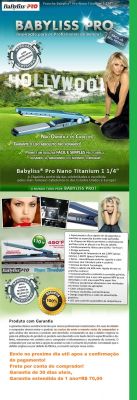 Prancha Profissional Babyliss O melhor preco de Campinas!  R$159,00