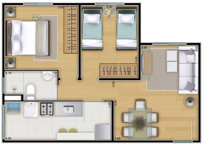 APARTAMENTO NOVO - ITAQUA - A PARTIR DE 97.929,00 - MINHA CASA MINHA VIDA
