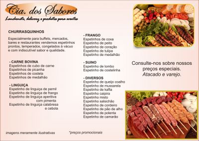 LANCHONETE, DELIVERY E PRODUTOS PARA EVENTOS
