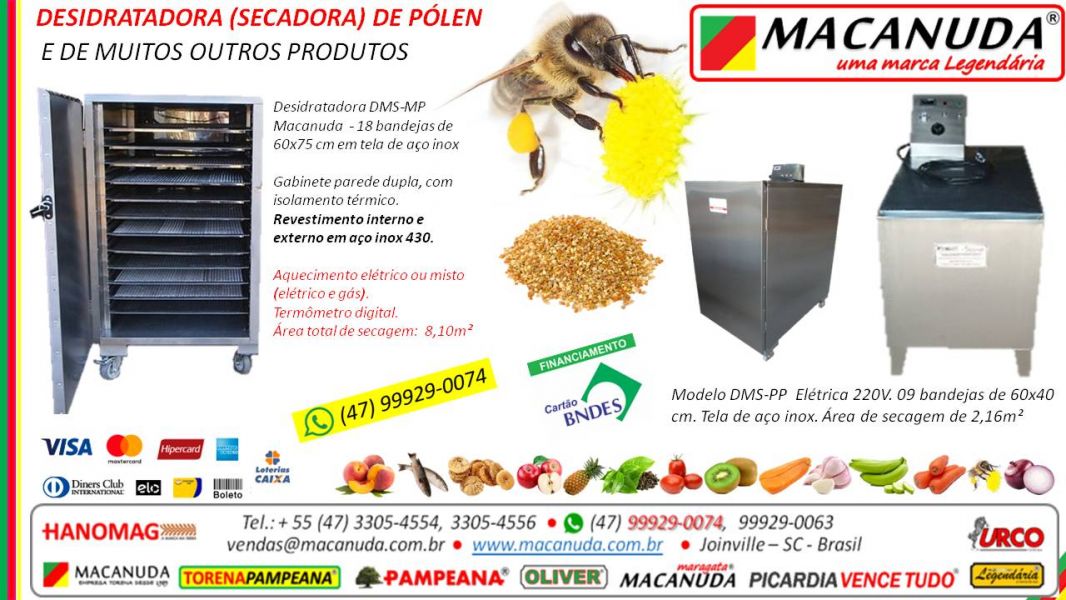 DESIDRATADORA Industrial de Tomate MACANUDA