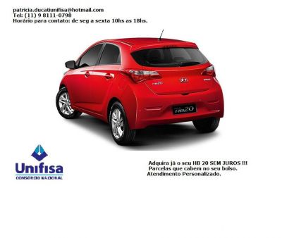 Adquira já o seu HB 20 sem juros!!!