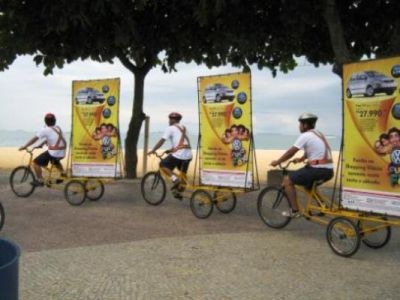 locação bike propaganda