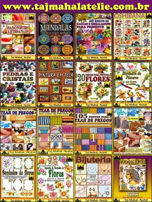 ARTESANATO CURSOS APOSTILAS POR E-MAIL